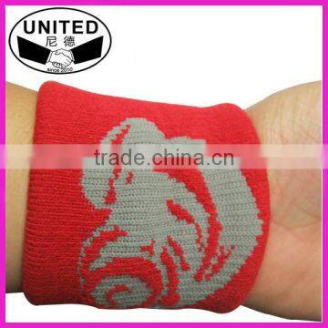 embroidered cotton sweat wrist bands