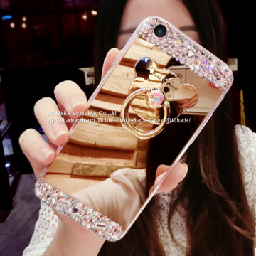 Mirror Surface Silicone Cell Phone Cover Case Diamond Mobile Phone Cases for IPhone7/7Plus/6/6s/6plus/6splus Soft Case photo-4