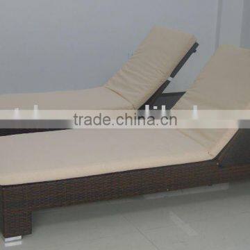 rattan outdoor lounge or wicker daybed