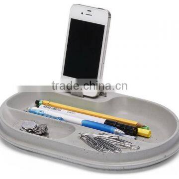 Multi-function Concrete Memo Holder With Pen Holder photo-2