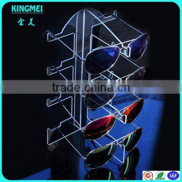 Wholesale Acrylic Sunglasses Glasses Holder Plexiglass Optical Frame Display Rack Lucite Eyewear Display Stands