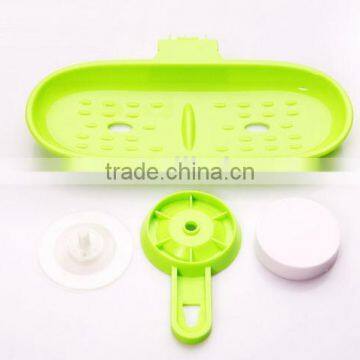 Vacuum Suction Cup Kitchen and Bathroom Plastic Shelf/holder/soap Frame photo-4