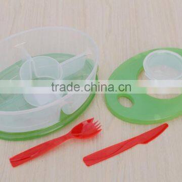 BPA Free Plastic Food Containers With Cooling Fork And Spoon photo-6