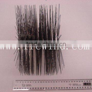 6" card wire square chimney brush