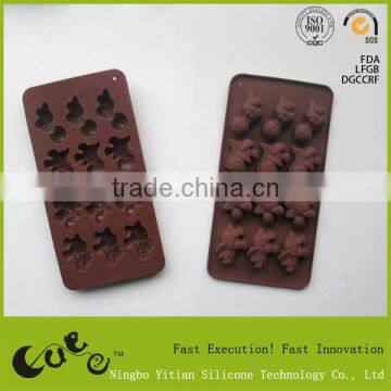 silicone chocolate mould ,BSCI manufactory Ningbo Thchibo