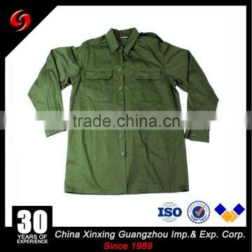military green/blue wholesale bdu military uniform