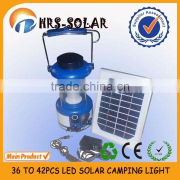 led solar camping light with usb