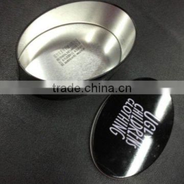 Oval Metal Tin Box for Belt Packing