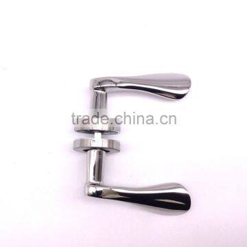 2017 Pop European Security Stainless Steel Glass Panel Hotel Keyless Door Handle Lock photo-4