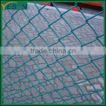 chain link fence for baseball fields/pvc coating chain link fence