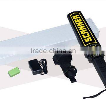 Super Body Scanner Hand Held Metal Detectors / Superwand Handy Detectors With Led Lights photo-3