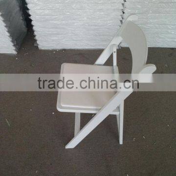 wholesale white resin folding chair for party rental