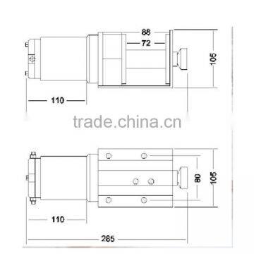 Small 1500lb Electric Capstan Winch for Sale photo-2