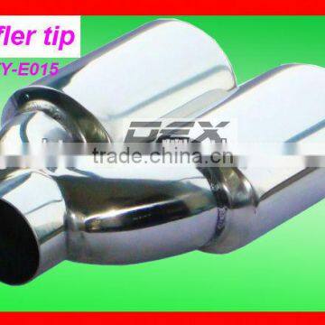 car stainless steel 201 exhaust muffler tip