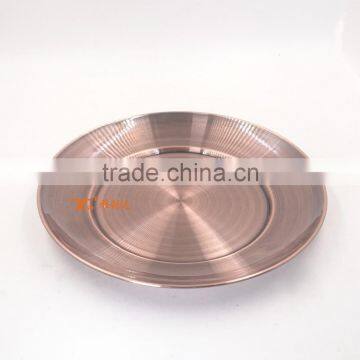 Wedding Need 32/36/40cm Stainless Steel Charger Plate for Sale photo-4