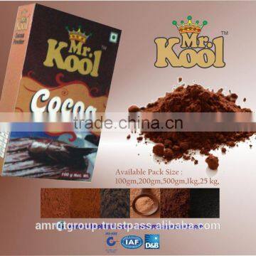 Alkalized cocoa powder