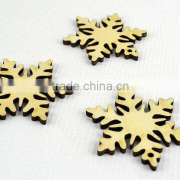 Wood Snow Slices for Christmas Tree Decoration photo-4