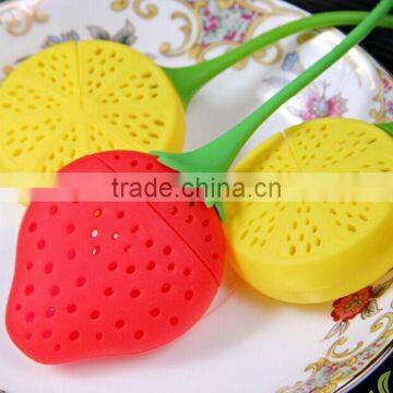 Beauty Drinker Teapot Teacup Herb Tea Strainer Filter Infuser Bag Lemon Silicone photo-3
