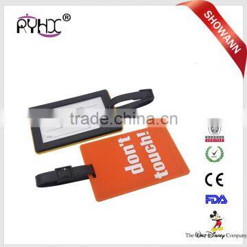 Travel Luggage Baggage for lady and men Backpack ID Tag Holder Suitcase Name Tag Labels PVC