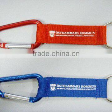 Custom Various Carabiner Keyring With Short Lanyard And Your Logo In China Good Quality