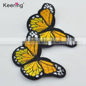 Hot Sale Lifelike Butterfly Embroidery Textile Patch for Garment Accessory photo-3