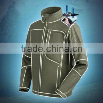 Dark green softshell jacket wholesale uniform workwear