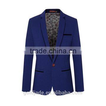 2016 New Arrival Mens Pinstripe Notch Lapel Fasion Suits Slim Cut Two Vents Suit Fancy Blazer for Mens photo-3