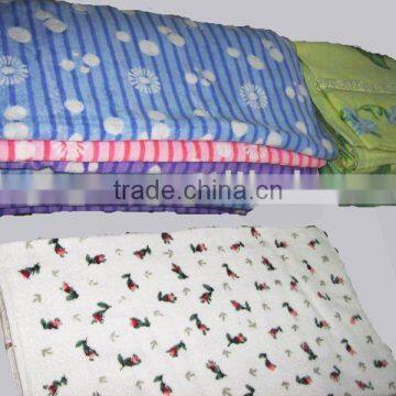 colourful fleece blanket for home textile