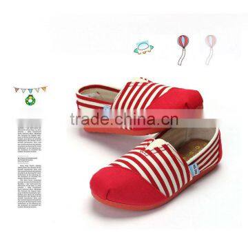 Slip-on no Laces Fashion Stylish Clean Stripe Baby Cloth Casual Shoes for Kids Children Boys Girls or Adults photo-5