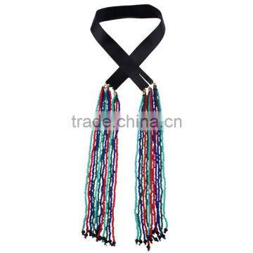Big Brand Colorful Small Beads Tassel Necklaces for Womens Jewelry
