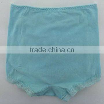 2015 New Arrival Green Color Briefs With Lace Big Size Women Mommy Pants photo-2