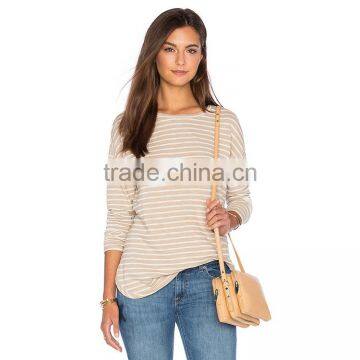 Wholesale Korean Fashion Stripe 100 Combed Cotton Cheap t Shirts photo-2