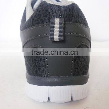 Wholesale Mesh and PU Upper Material Black Men Sport Shoes photo-5