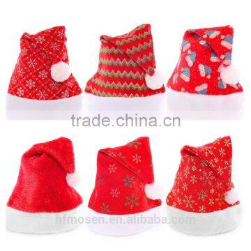HD2012 Hot sell New years Christmas Party Costume Christmas Decoration santa claus cap