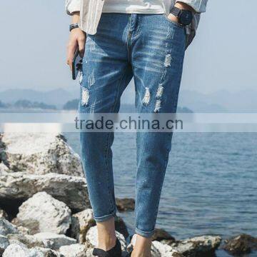 zm35533a fashion trousers korean denim jeans pants for men