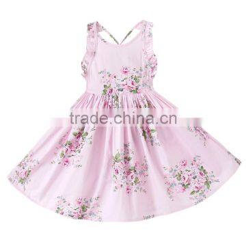 ShiJ Kids Girls Dress Floral Wholesale Children's Boutique Clothing photo-3