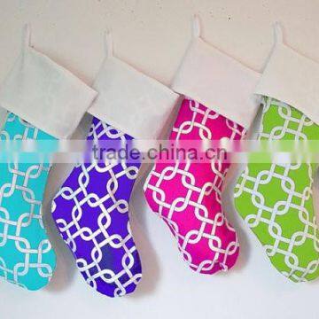 Hot Sale Custom Colorful Christmas Matching Stocking photo-2