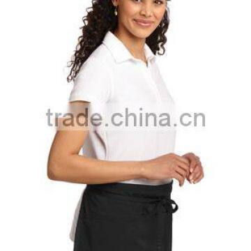 Port Authority Easy Care Reversible Waist Apron With Stain Release - 65% Polyester 35% Cotton, 3 Pockets on Both Sides photo-3