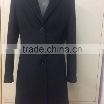 elegant lady woolen coat