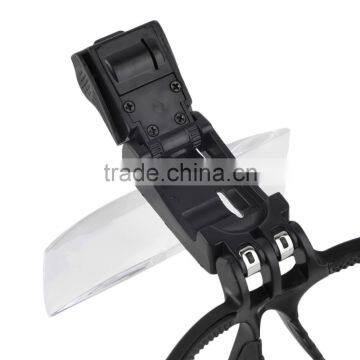 2017 New 3.5X Lens Adjustable Loupe Headband Magnifying Glass Magnifier With LED Magnifying Glasses Jeweler Watch Repair photo-4