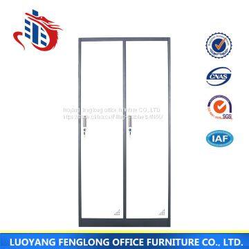 commercial office furniture 2 swing door metal storage file cabinets locker with adjustable shelves