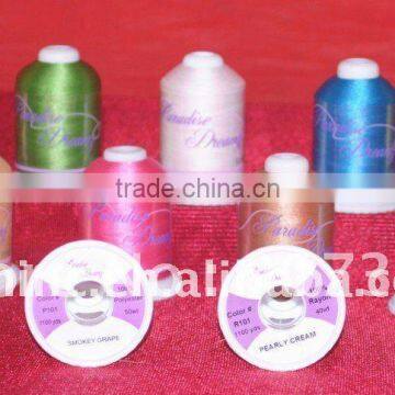 embroidery thread, thread, polyester thread