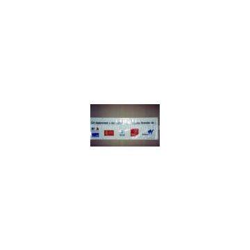 Custom size, material, color, quantity frontlit or backlit PVC flex vinyl banner printing