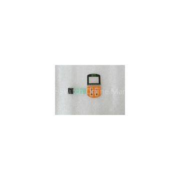 LED PET / PC Tactile Push Button Membrane Switch Keypad With Embossed Keys