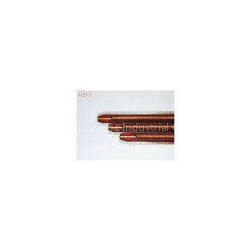 Heat Transferring Copper Finned Tube Flexible for Coaxial Evaporators 10.2mm Inner Dia