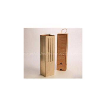 Exquisite Single Bottle Wood Champagne Gift Box MH-WB-15019