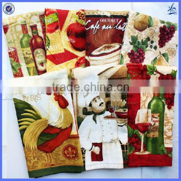 Quality guarantee cotton christmas wholesale kitchen towel set