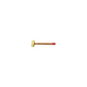 Sledge Brass Hammer with wooden handle