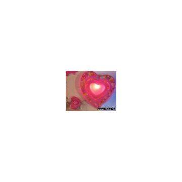 WIRE DOOR BELL W/ HEART SHAPE
