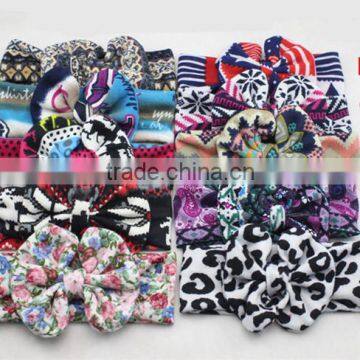 Baby Turban Headband Baby Girl Cotton Bow Headband for Baby Girl Hair Newborn Photo Prop Girls Headband